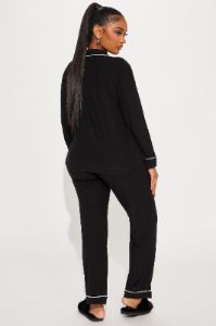 Tired As A Mother PJ Pant Set - Black sold by Fashion Nova