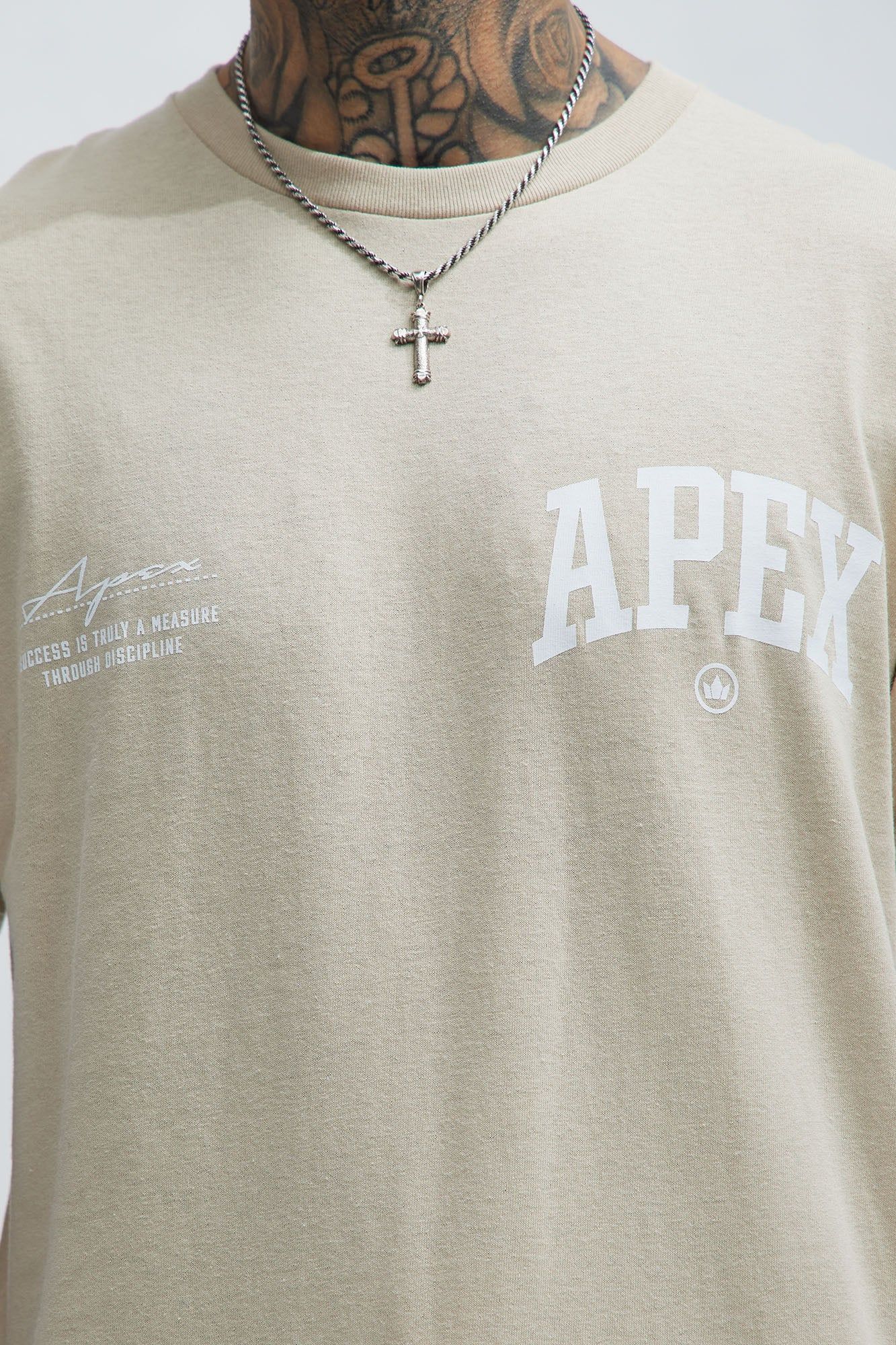 Apex Short Sleeve Tee - Sand sold by Fashion Nova product image thumbnail 2