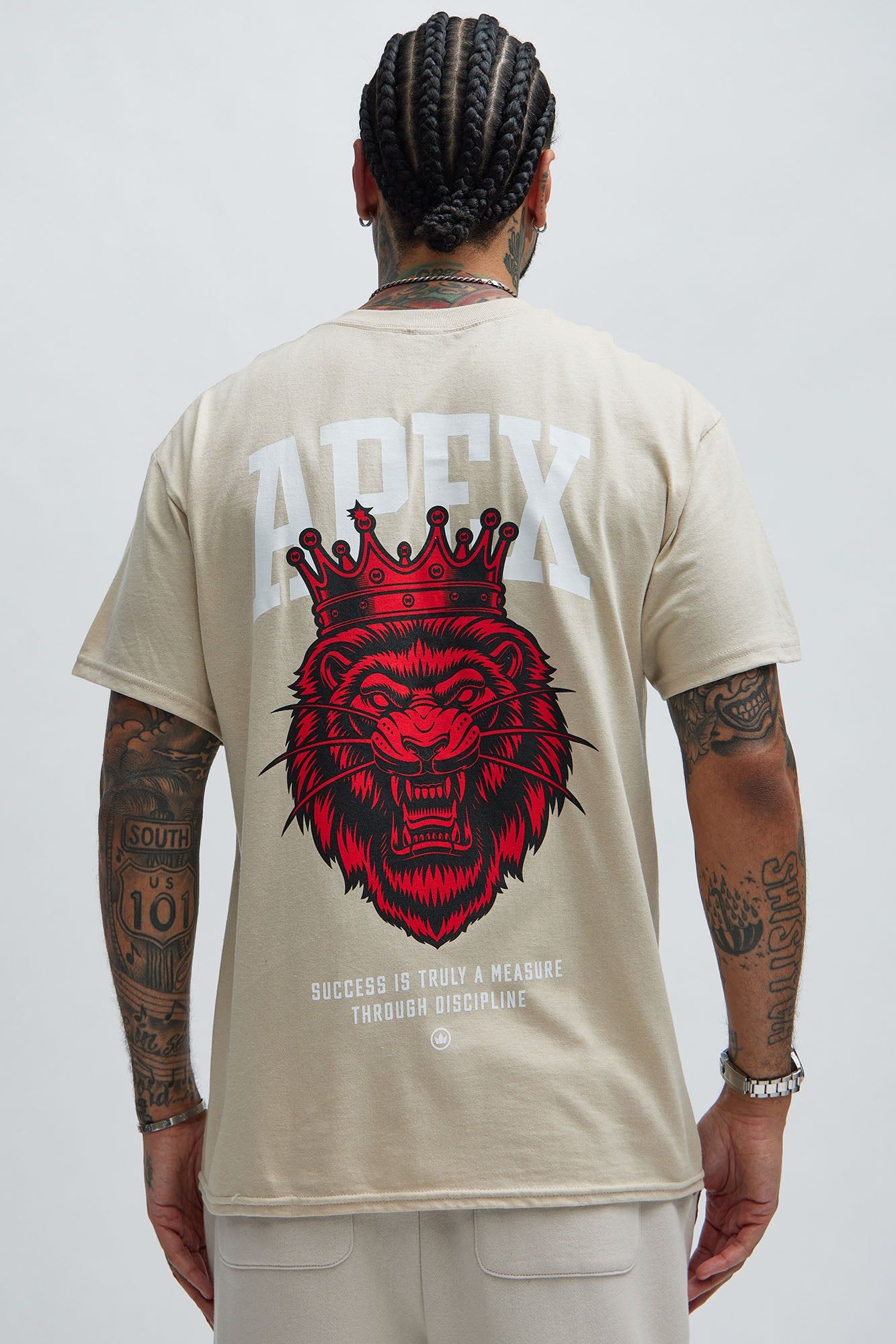 Apex Short Sleeve Tee - Sand sold by Fashion Nova product image thumbnail 4