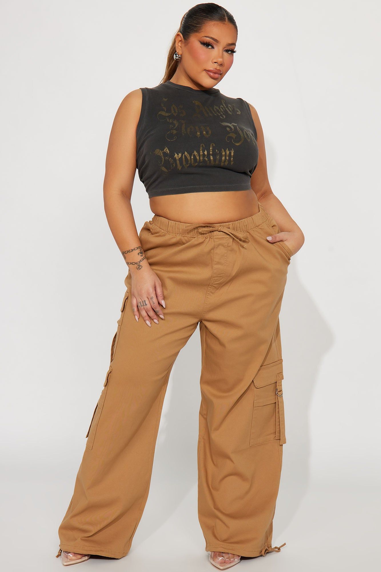 Sort Through It Cargo Jogger - Khaki sold by Fashion Nova product image thumbnail 5