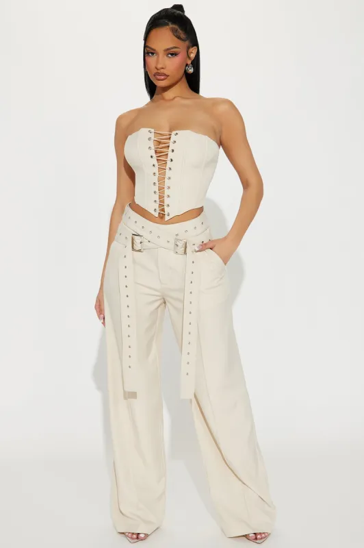 Marley Pant Set - Beige sold by Fashion Nova