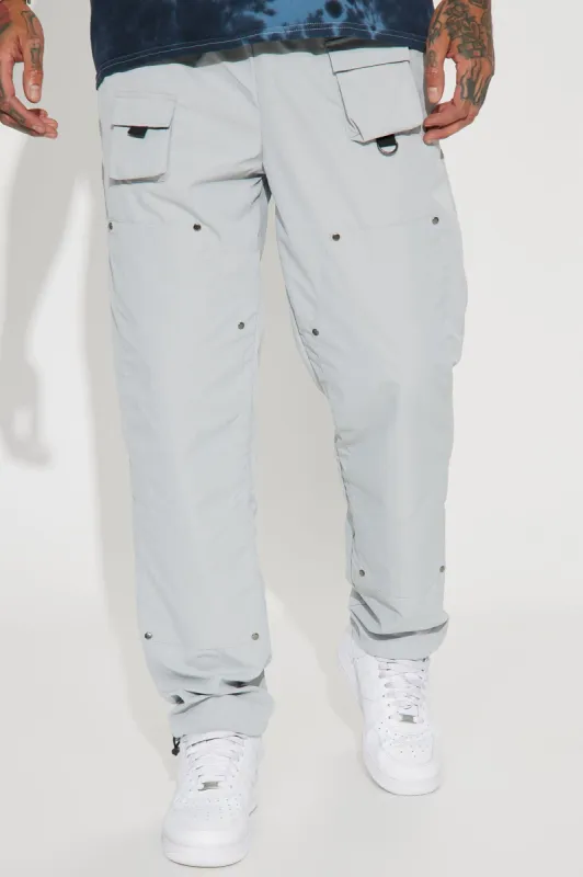 Right Amount Carpenter Utility Pants - Grey sold by Fashion Nova