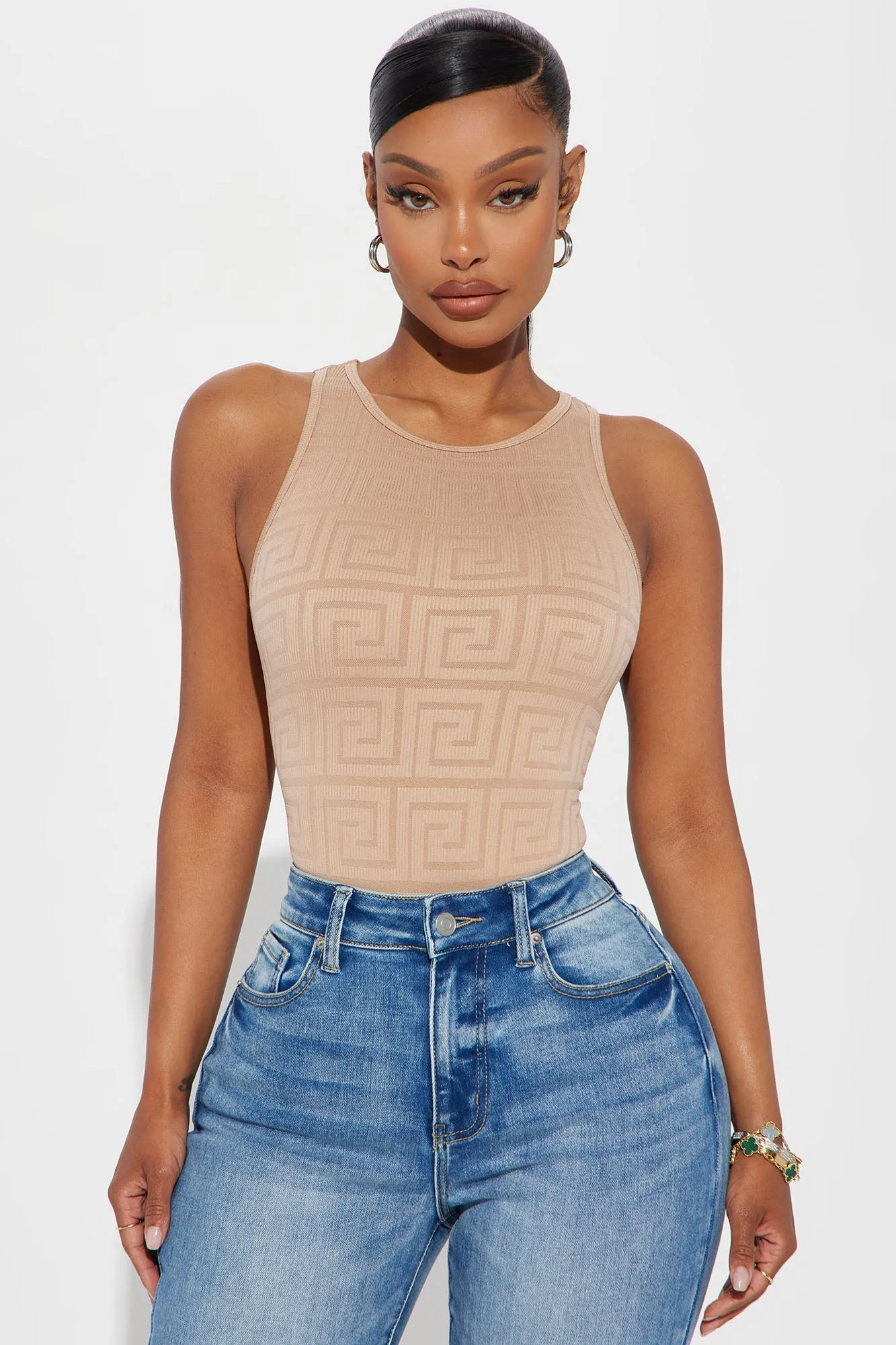Chelsea Seamless Bodysuit - Tan sold by Fashion Nova product image thumbnail 3
