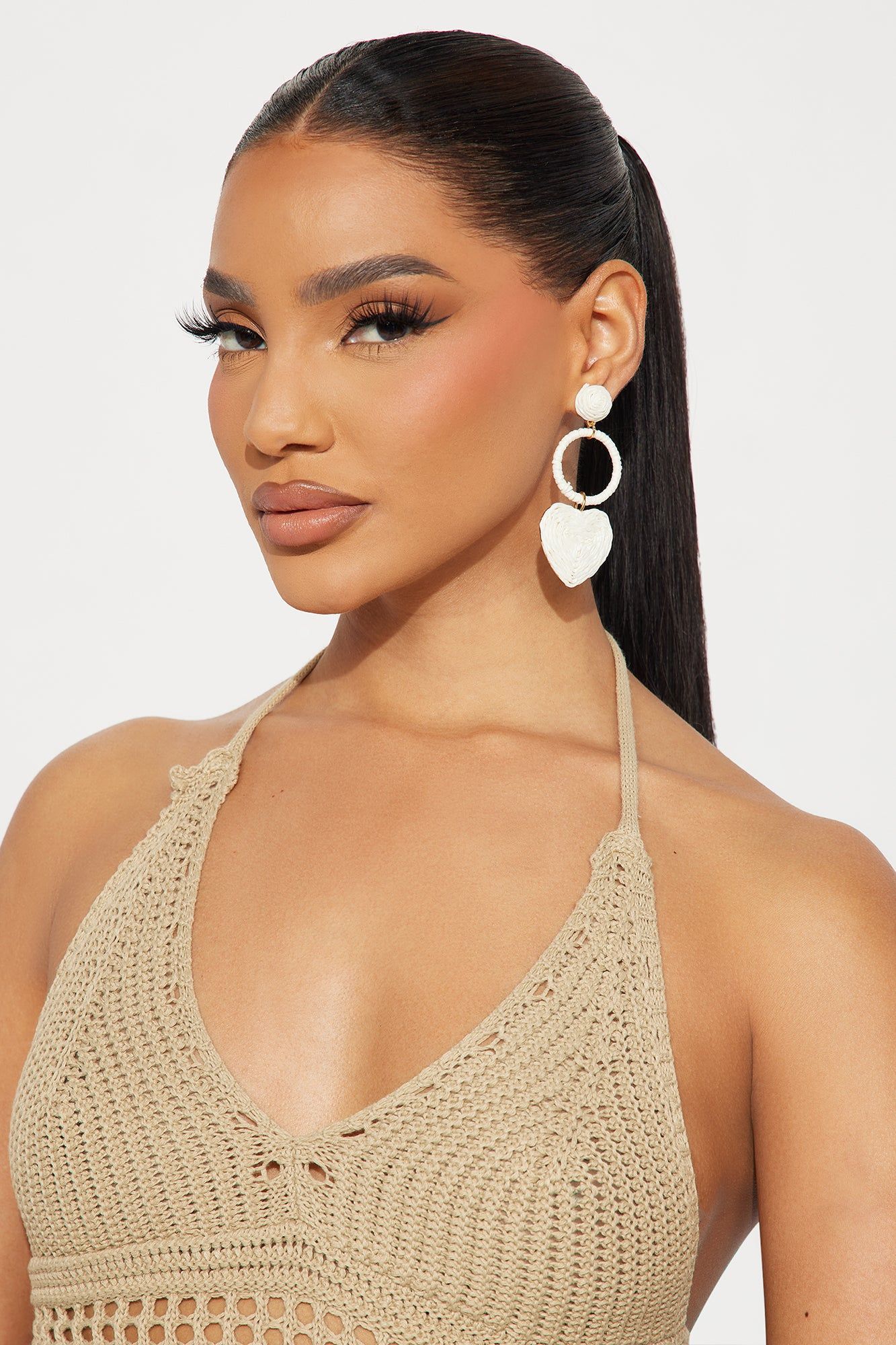 Dreamy Romance Earrings - Cream sold by Fashion Nova product image thumbnail 2
