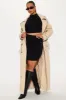 Always Classic Belted Trench - Khaki sold by Fashion Nova
