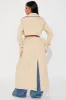 Always Classic Belted Trench - Khaki sold by Fashion Nova