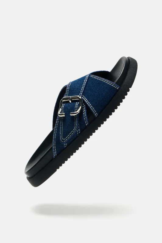 Your Only Pick Casual Slides - Denim sold by Fashion Nova
