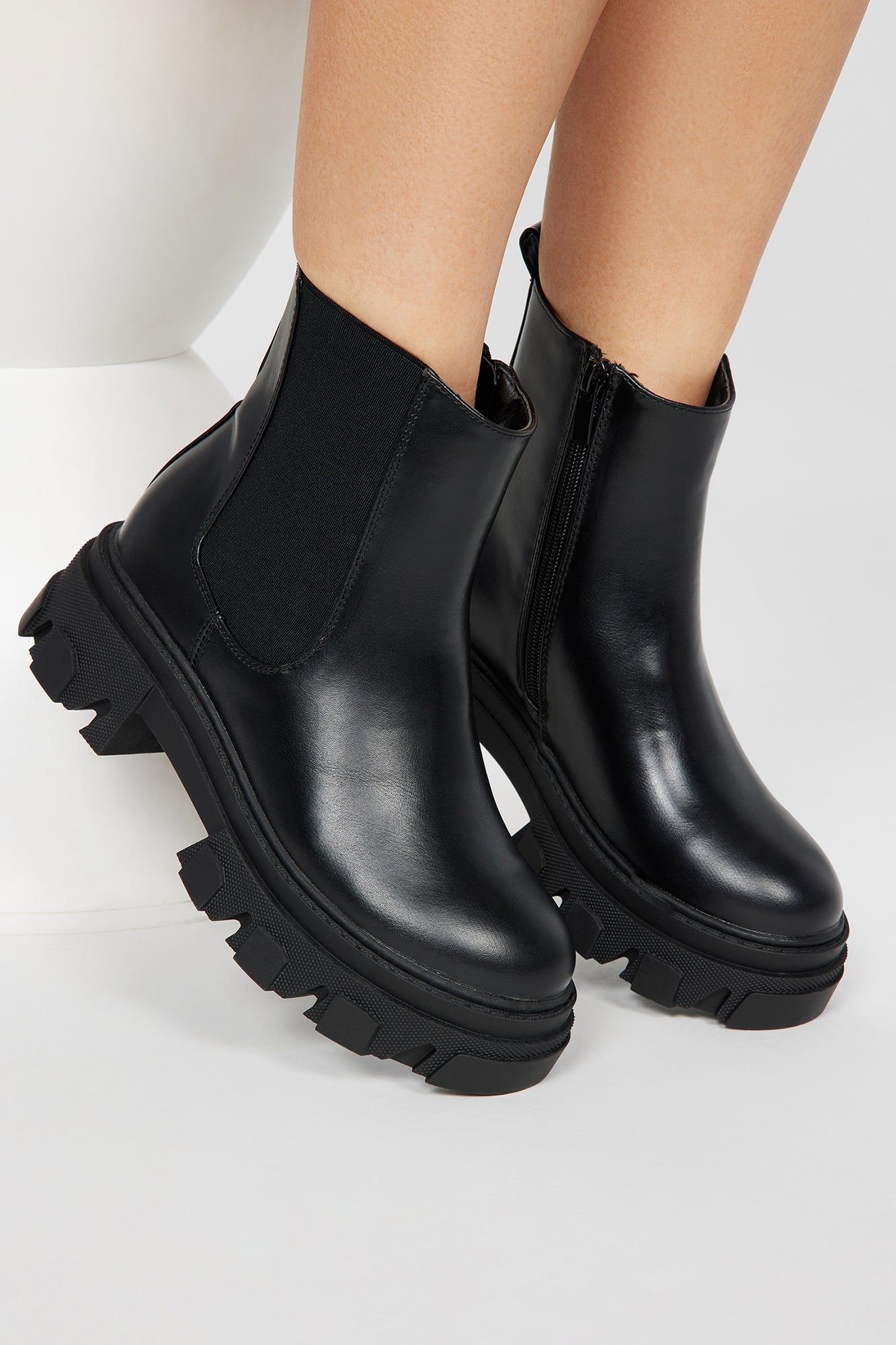 Got The Look Booties - Black sold by Fashion Nova