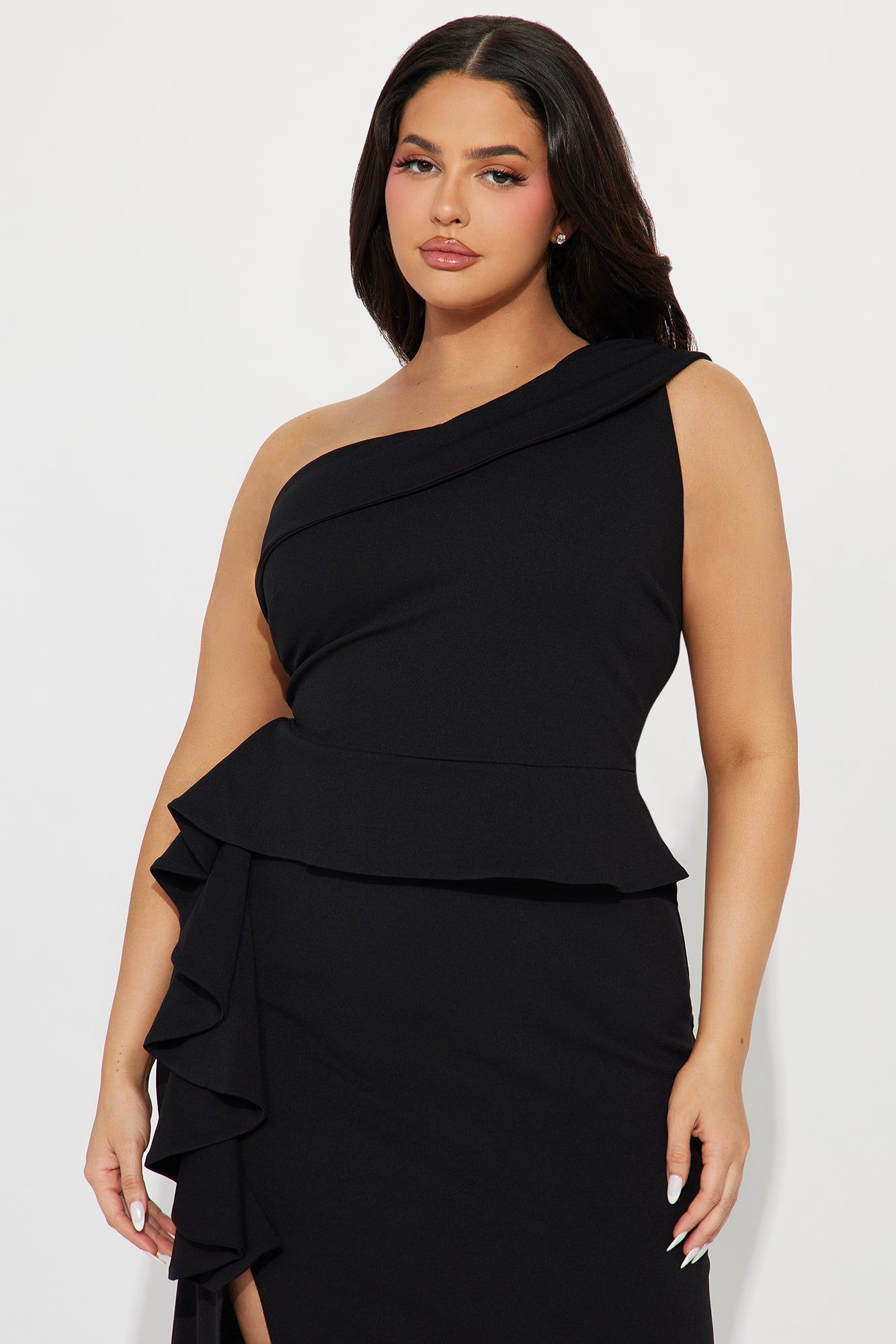 Can You Believe Crepe Gown - Black sold by Fashion Nova product image thumbnail 5