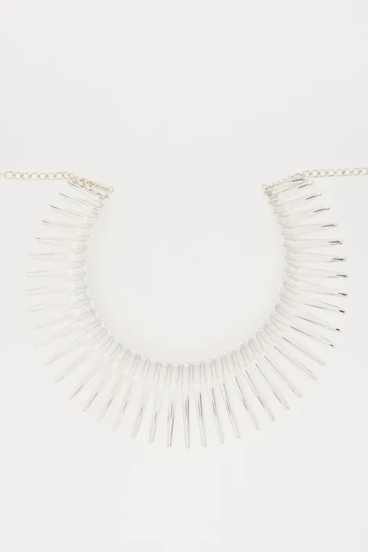Most Extra Choker Necklace - Silver sold by Fashion Nova