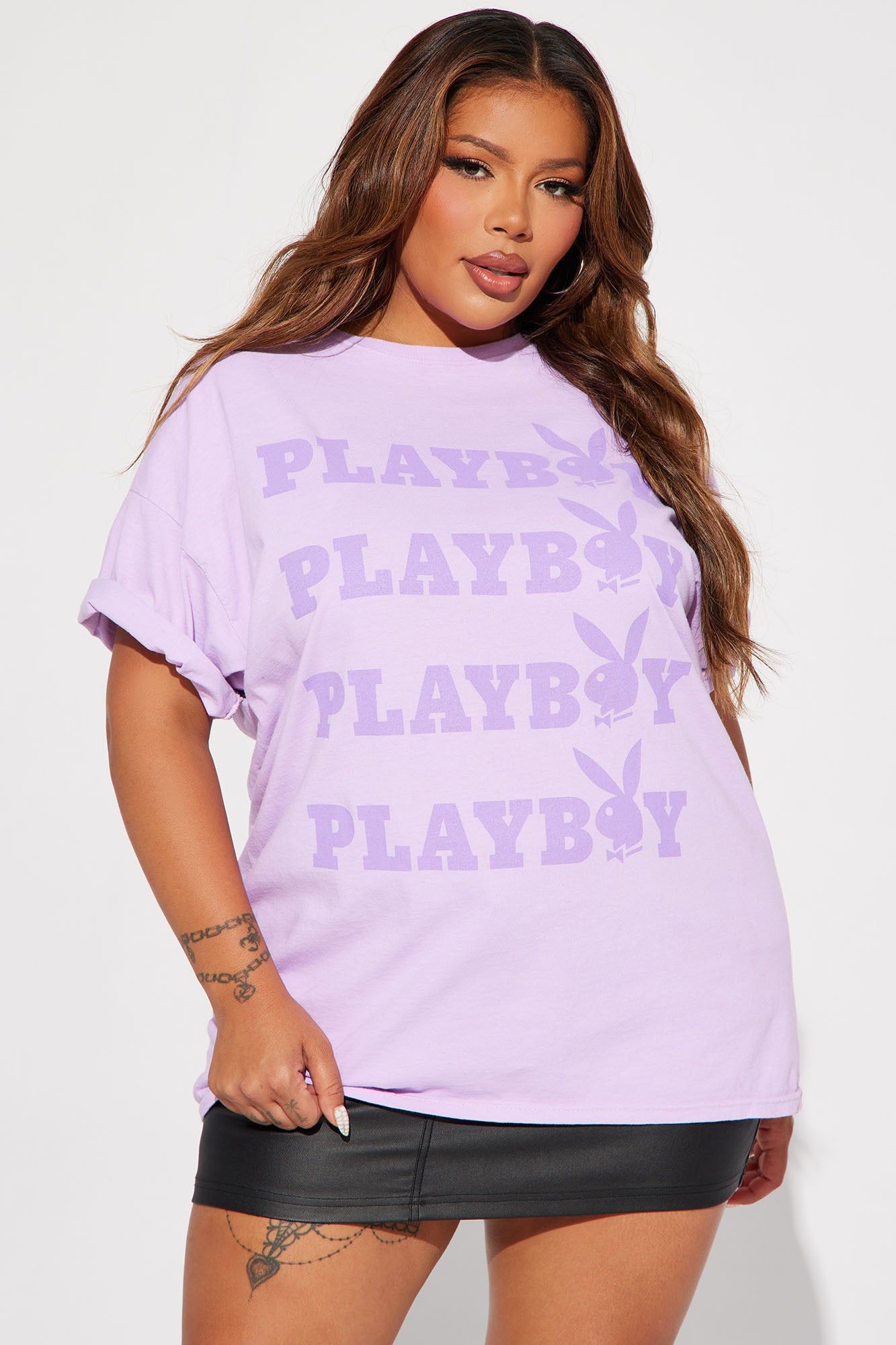Playboy Graphic Tee - Lavender sold by Fashion Nova product image thumbnail 4