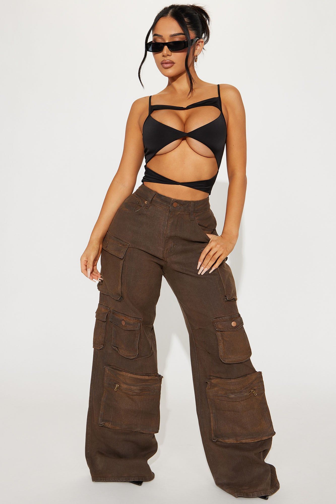 Keep Doing Me Bodysuit - Black sold by Fashion Nova product image thumbnail 2