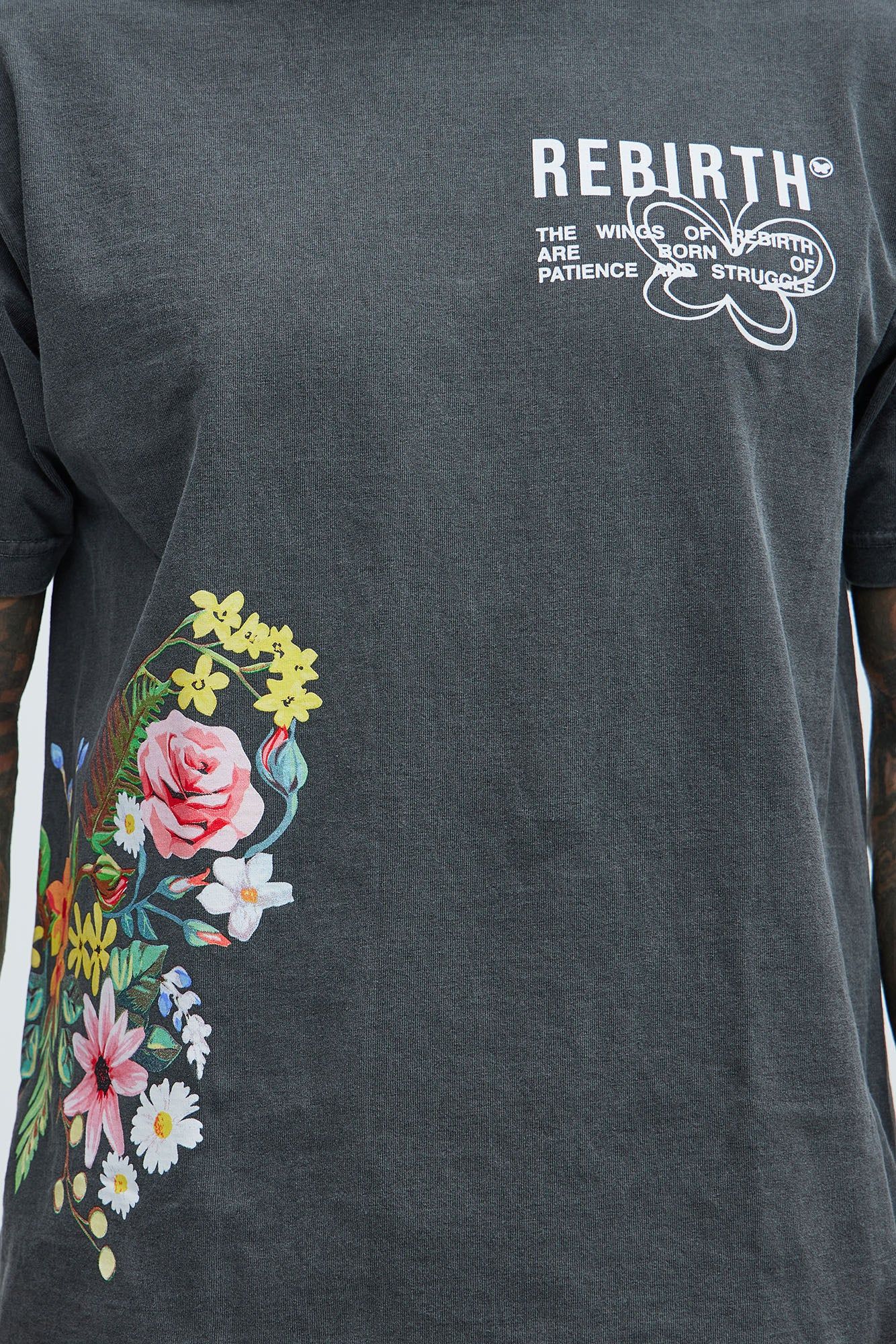 Wings Of Rebirth Short Sleeve Tee - Black sold by Fashion Nova product image thumbnail 3