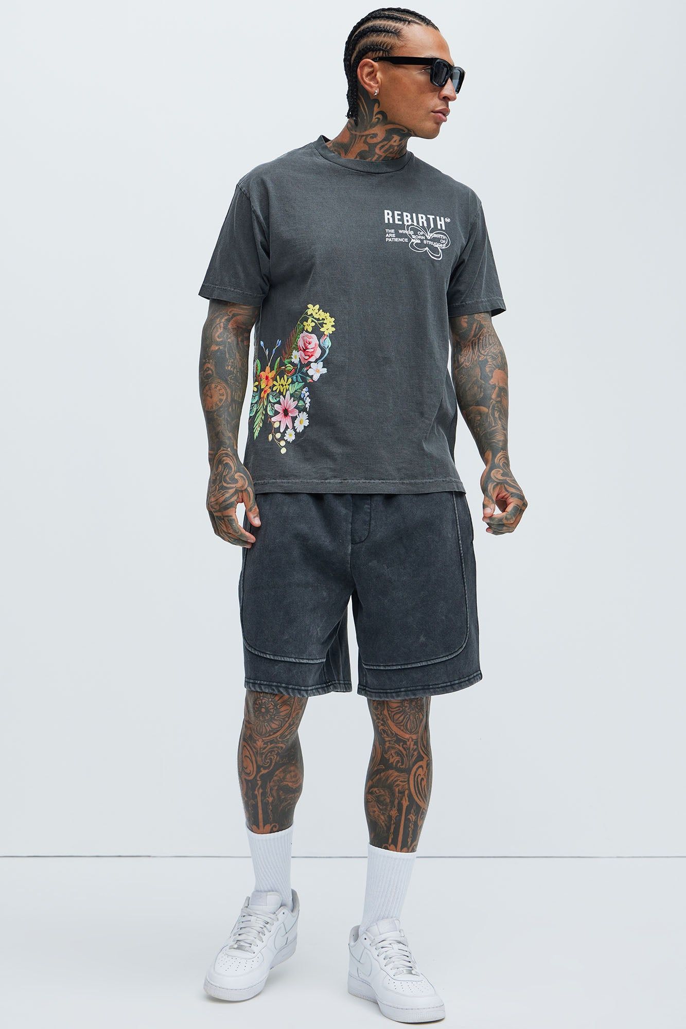 Wings Of Rebirth Short Sleeve Tee - Black sold by Fashion Nova product image thumbnail 2