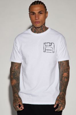 Don't Save Short Sleeve Tee - White sold by Fashion Nova