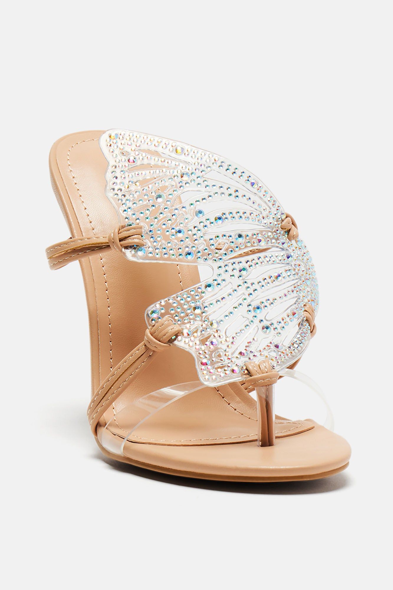 Flutter Feeling Heels - Nude sold by Fashion Nova product image thumbnail 4