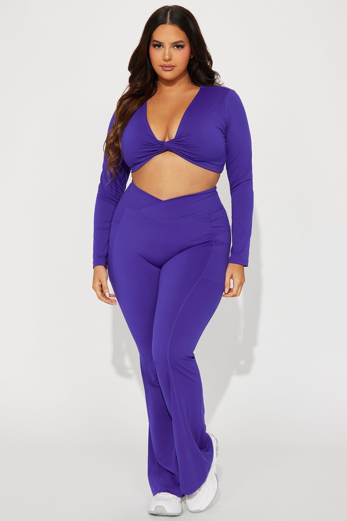 Amara Active Leggings - Plum sold by Fashion Nova product image thumbnail 4
