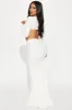 Brittany Snatched Skirt Set - Off White sold by Fashion Nova