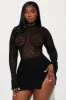 Dreamy Romance Lace Skirt Set - Black sold by Fashion Nova