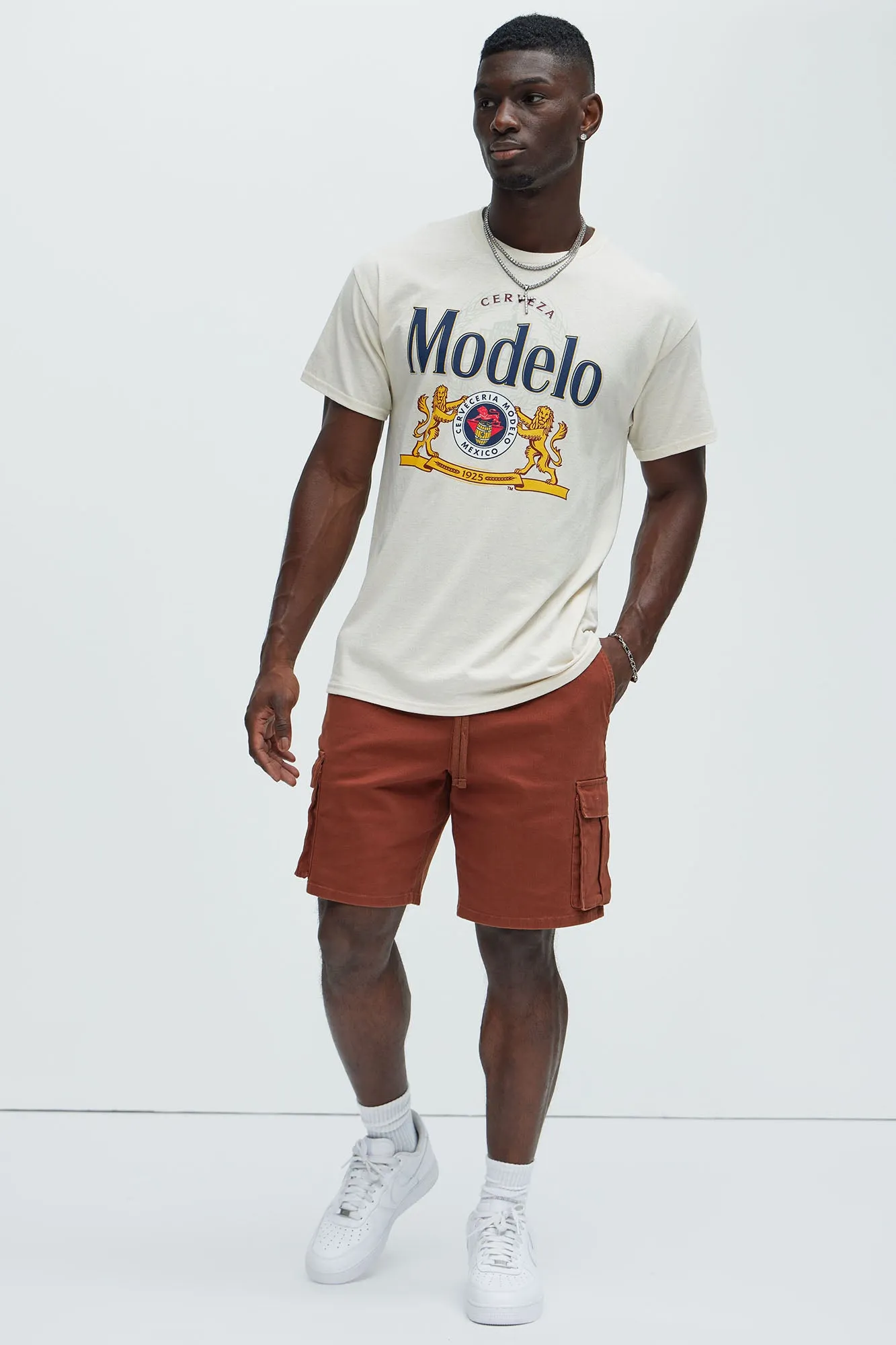 Modelo Time Short Sleeve Tee - Sand sold by Fashion Nova product image thumbnail 3