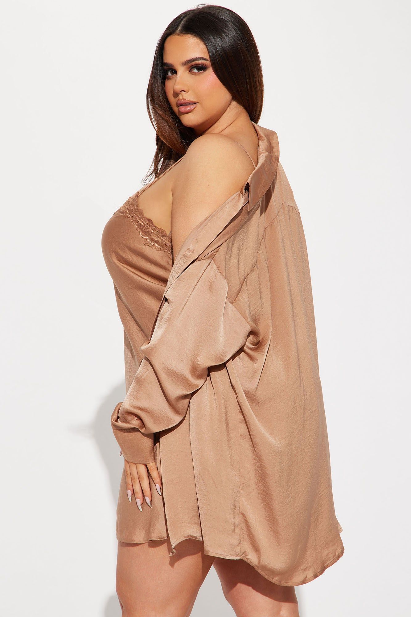Kyla Mini Dress Set - Mocha sold by Fashion Nova product image thumbnail 7