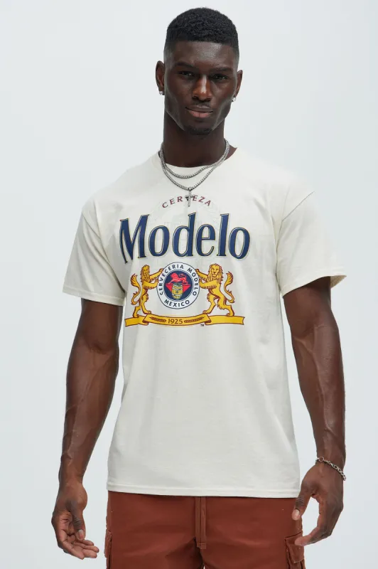Modelo Time Short Sleeve Tee - Sand sold by Fashion Nova