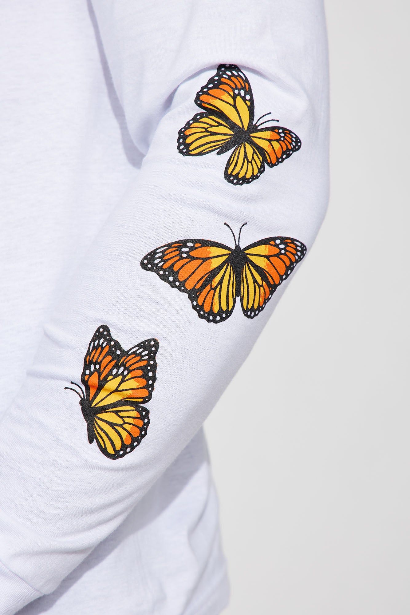 Find Peace Long Sleeve Tee - White sold by Fashion Nova product image thumbnail 6