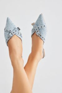 Long Live Buckle Flats - Light Blue sold by Fashion Nova