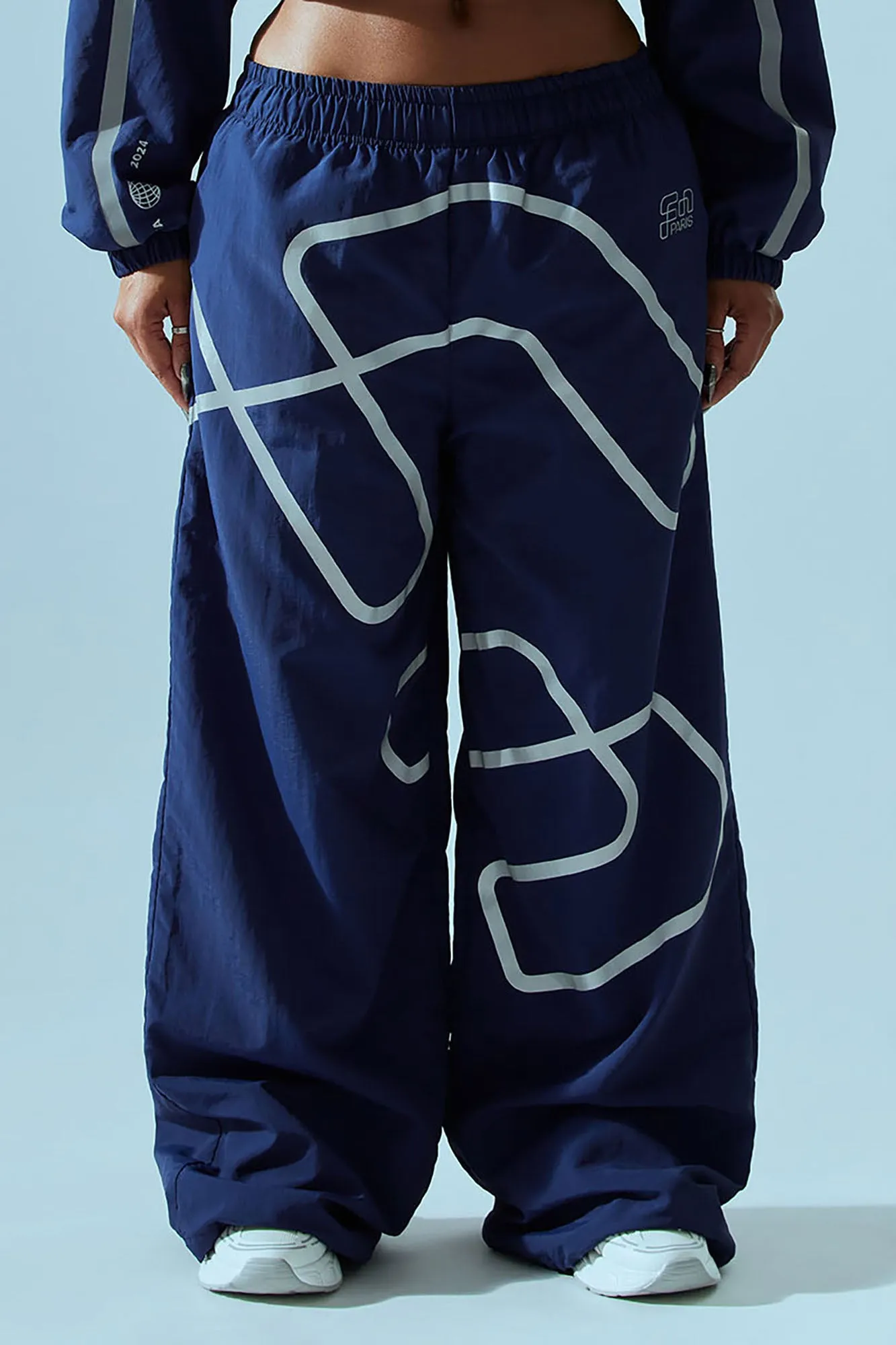 FN Paris Windbreaker Pant - Navy sold by Fashion Nova product image thumbnail 3