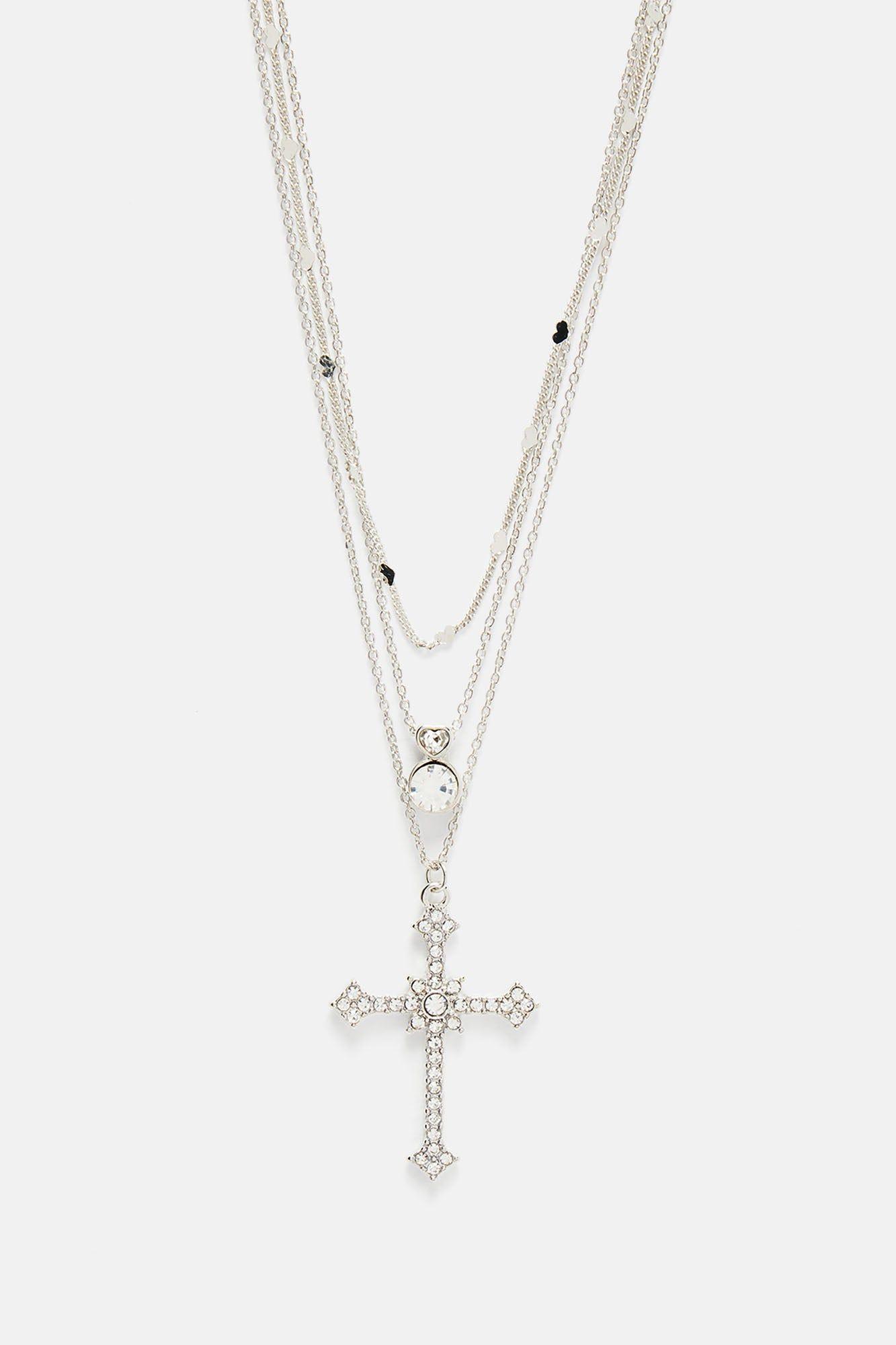 You Light Up My Life Layered Necklace - Silver sold by Fashion Nova product image thumbnail 3