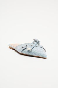 Long Live Buckle Flats - Light Blue sold by Fashion Nova