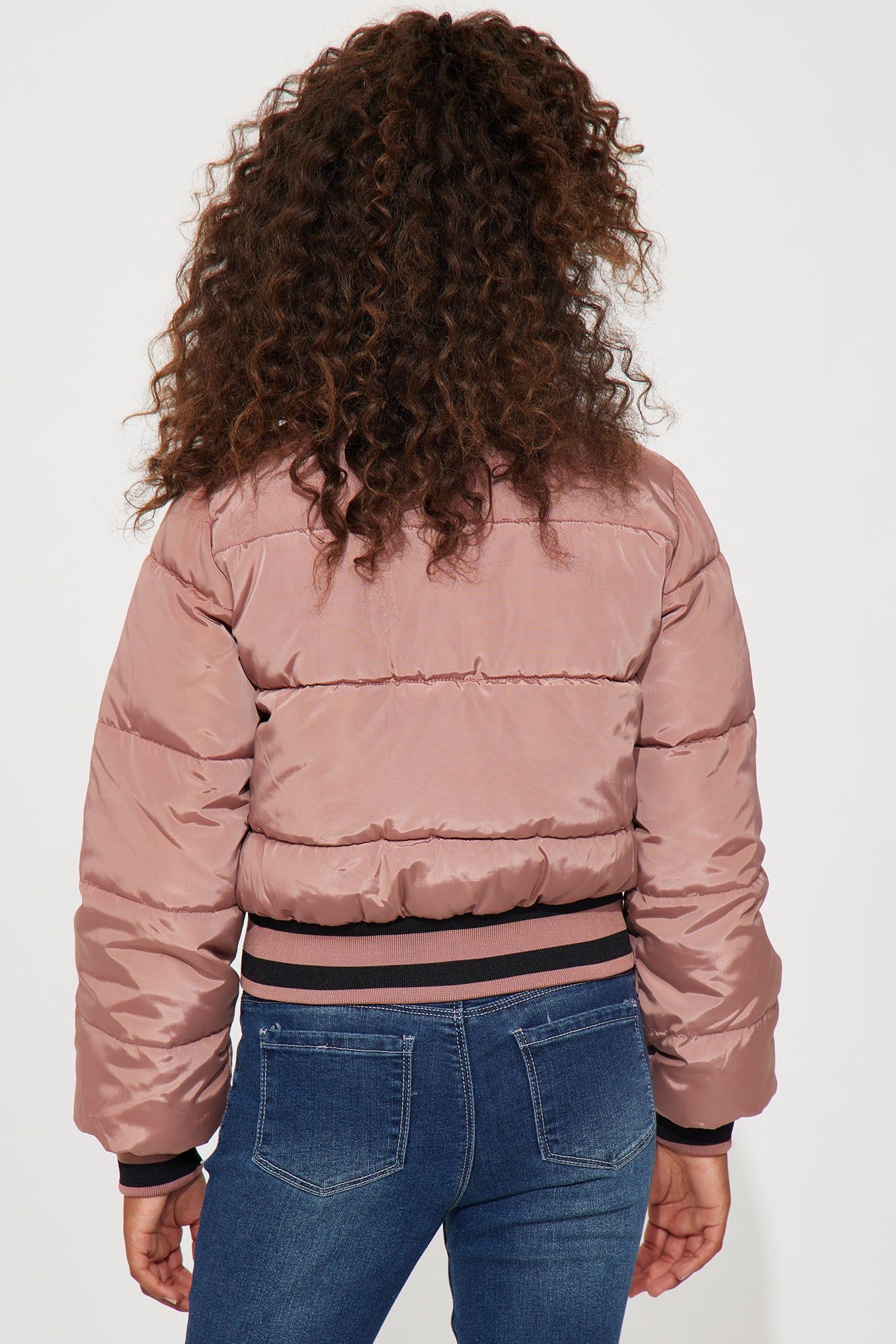 Mini Mrs. Jackson Puffer Jacket - Pink sold by Fashion Nova product image thumbnail 3