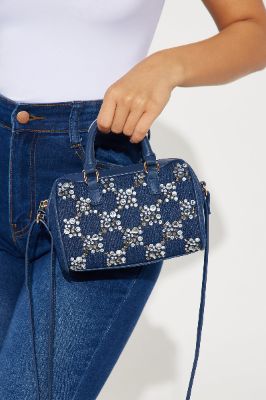 Lavishly Living  Handbag - Dark Wash sold by Fashion Nova