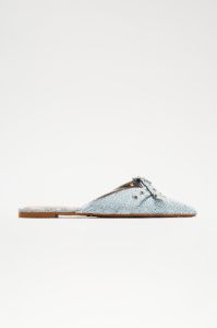 Long Live Buckle Flats - Light Blue sold by Fashion Nova