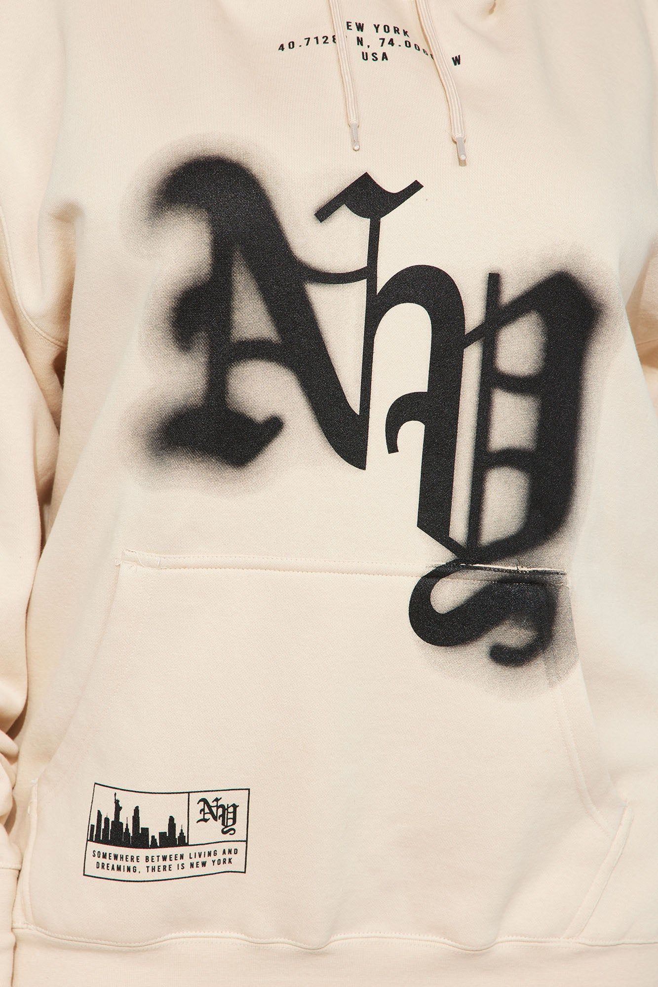 Living The NY Dream Hoodie - Sand sold by Fashion Nova product image thumbnail 8