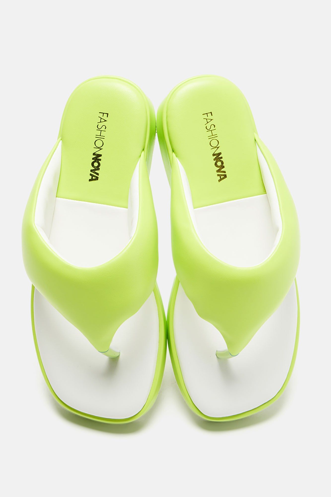 Sunny Side Flip Flops - Green sold by Fashion Nova product image thumbnail 5