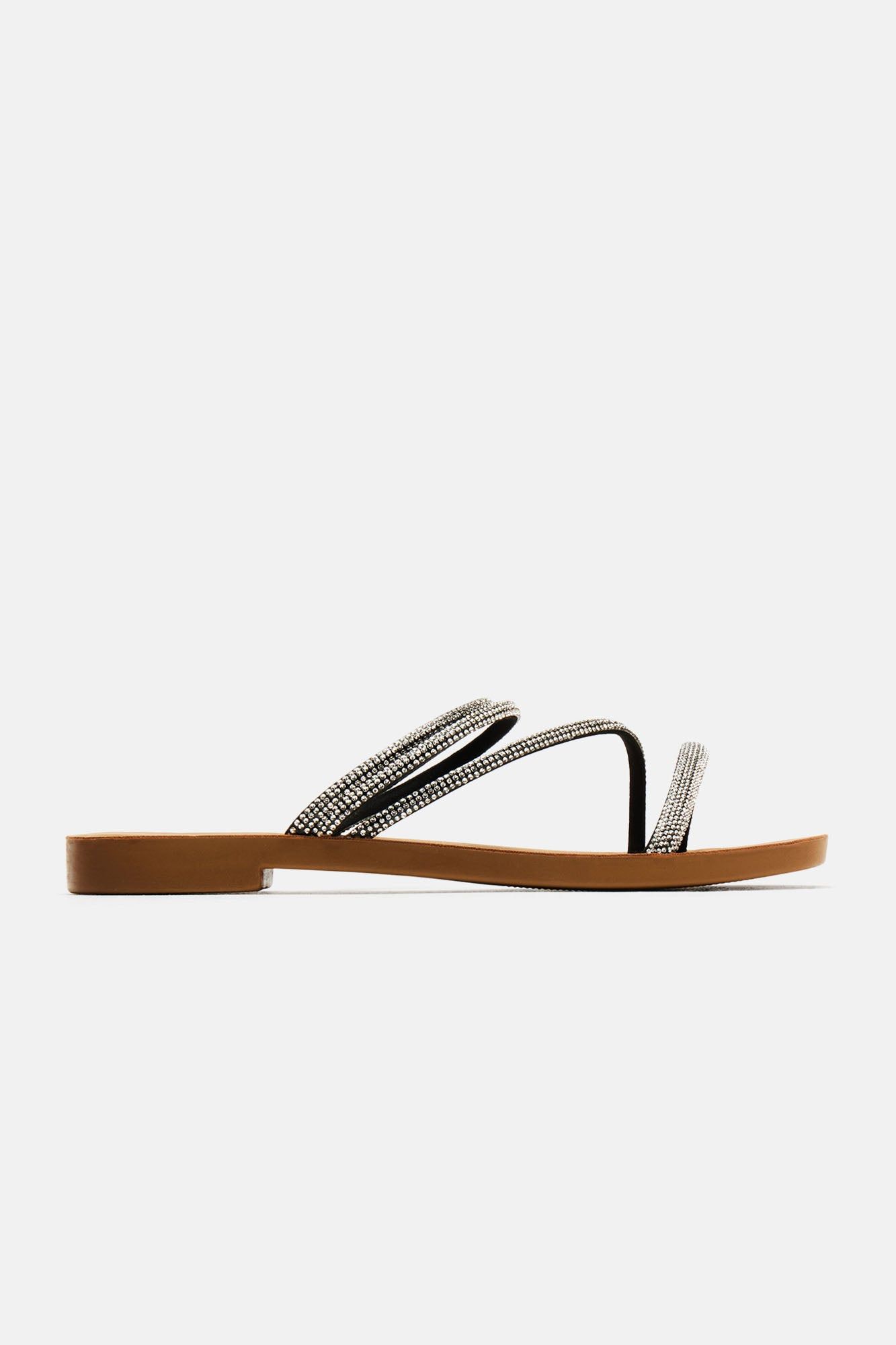 Kaira Rhinestone Sandals - Black sold by Fashion Nova product image thumbnail 2