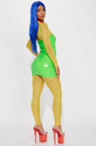Best TV Mom 4 Piece Costume Set - Yellow/combo sold by Fashion Nova