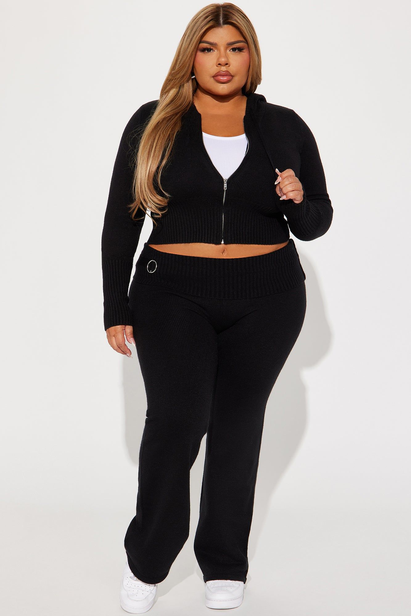 Lana Sweater Pant Set - Black sold by Fashion Nova product image thumbnail 5