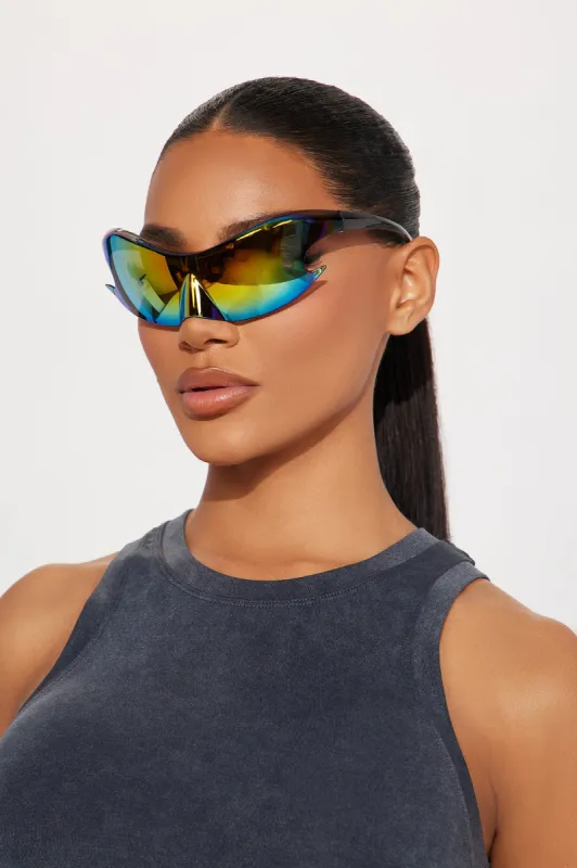 Hot Smoke Sunglasses - Orange/combo sold by Fashion Nova
