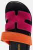 Agnes Flat Sandals - Pink/combo sold by Fashion Nova