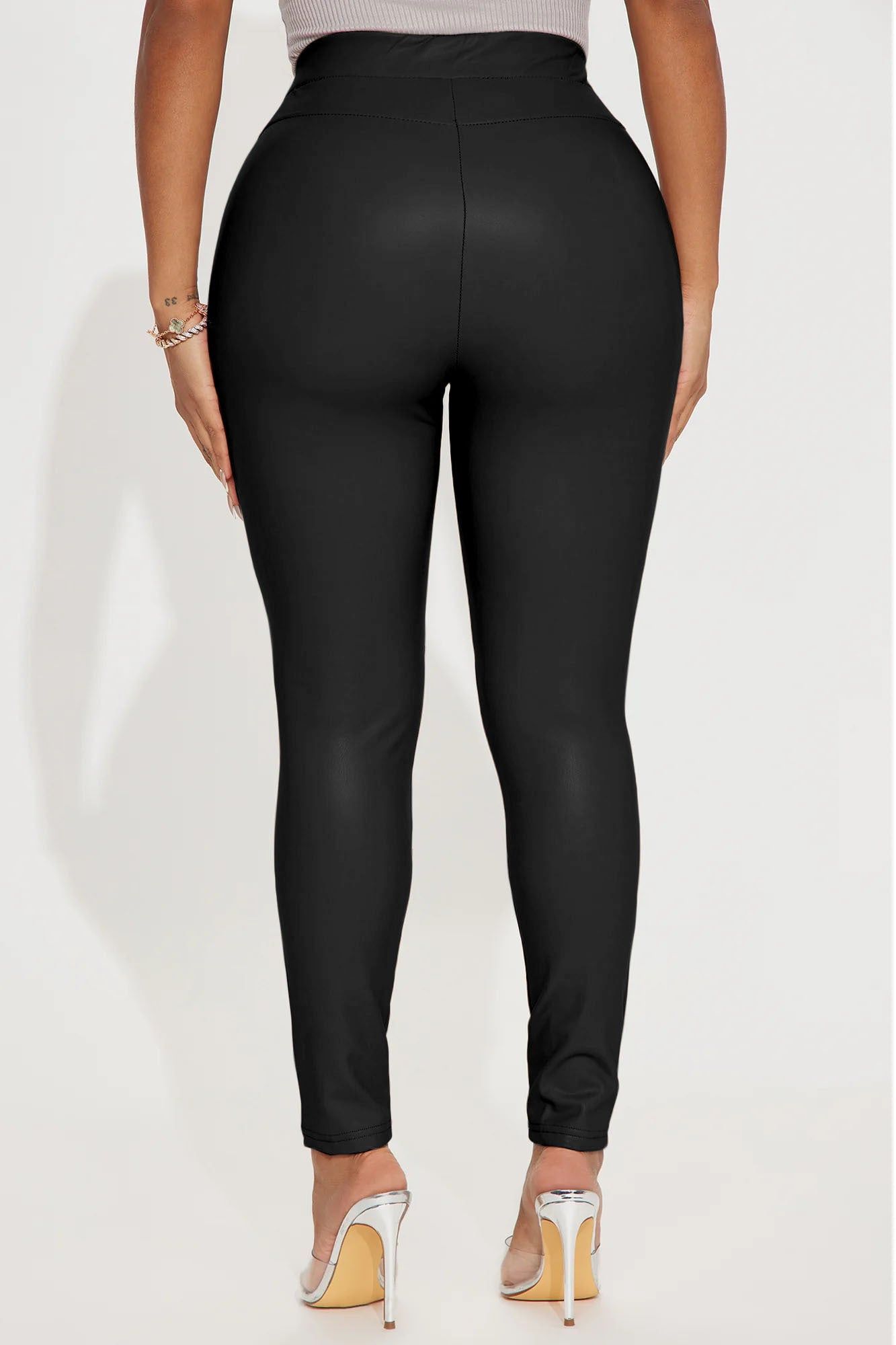 No Love Faux Leather Moto Legging - Black sold by Fashion Nova product image thumbnail 3
