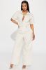Talk Back Jumpsuit  - Taupe sold by Fashion Nova