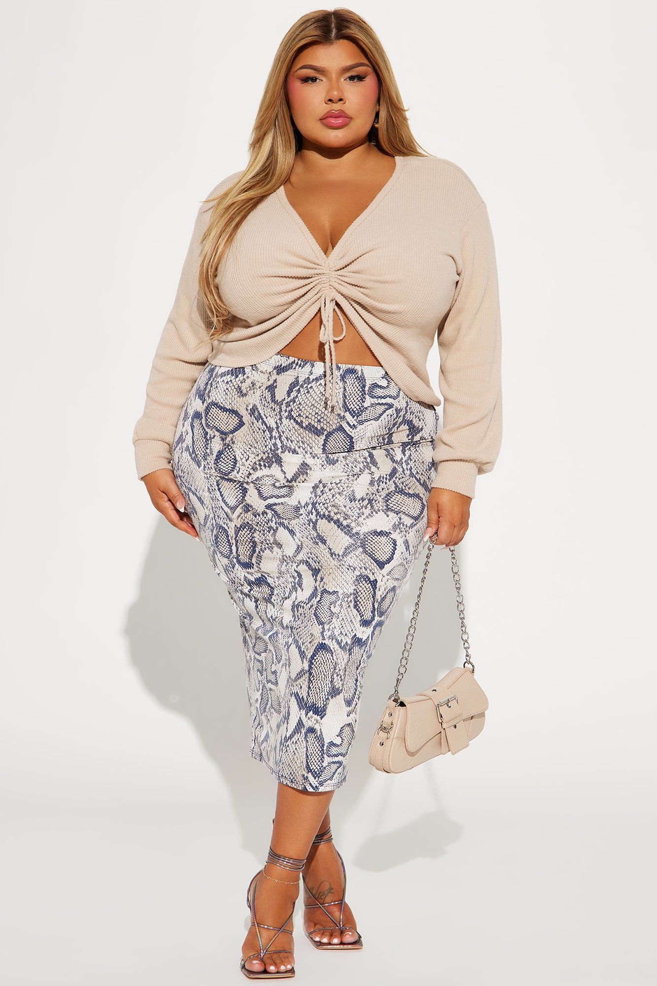 Where She Goes Ribbed Top - Taupe sold by Fashion Nova product image thumbnail 5