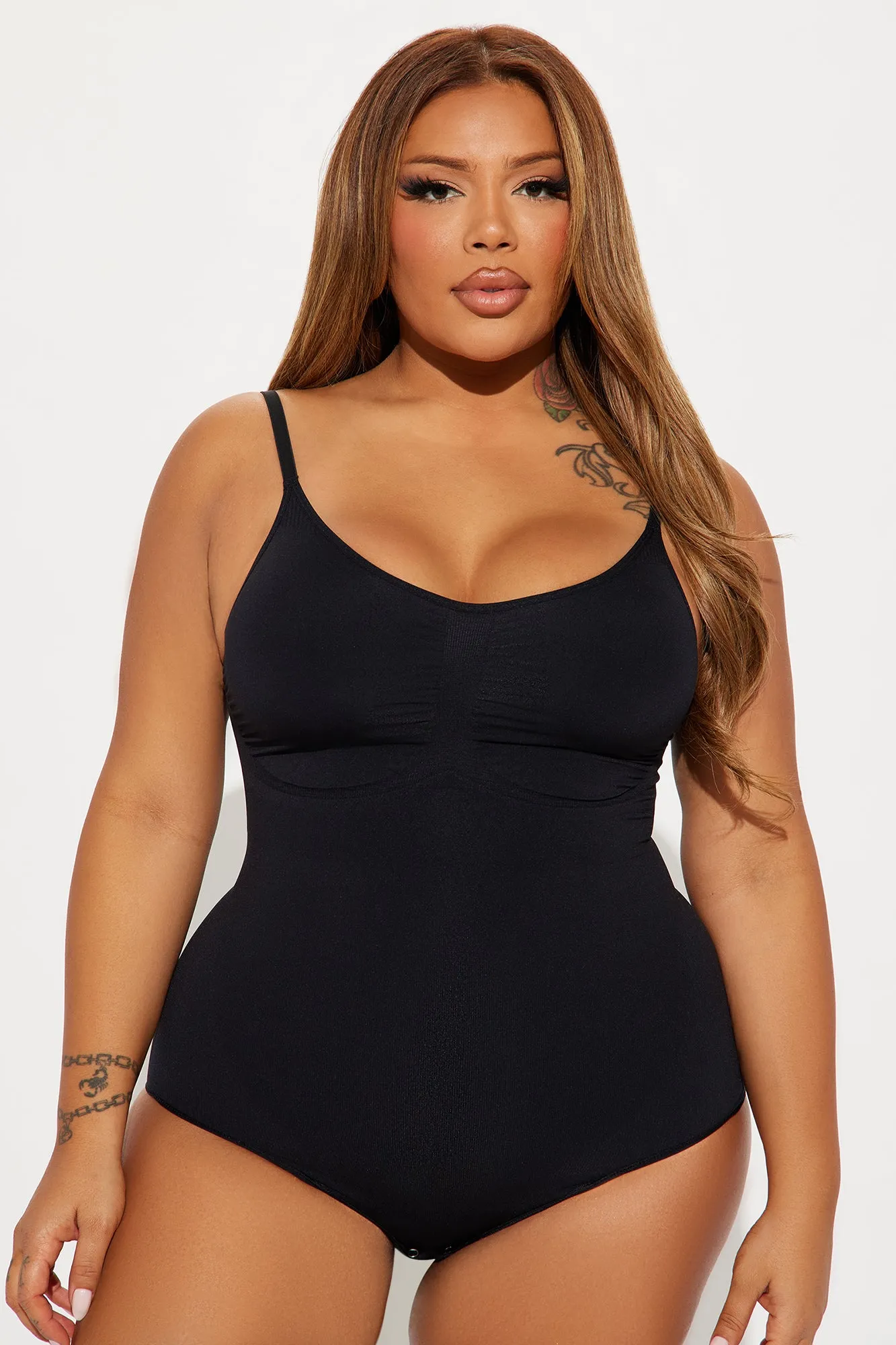 Sculpt Me Compression Shapewear Bodysuit - Black sold by Fashion Nova product image thumbnail 3