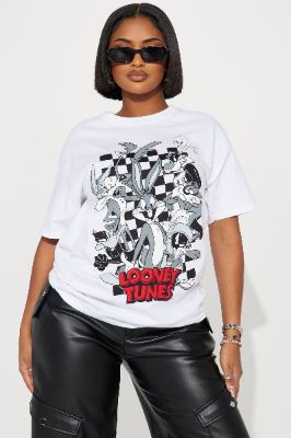 Looney Tunes Gang Tshirt - White sold by Fashion Nova