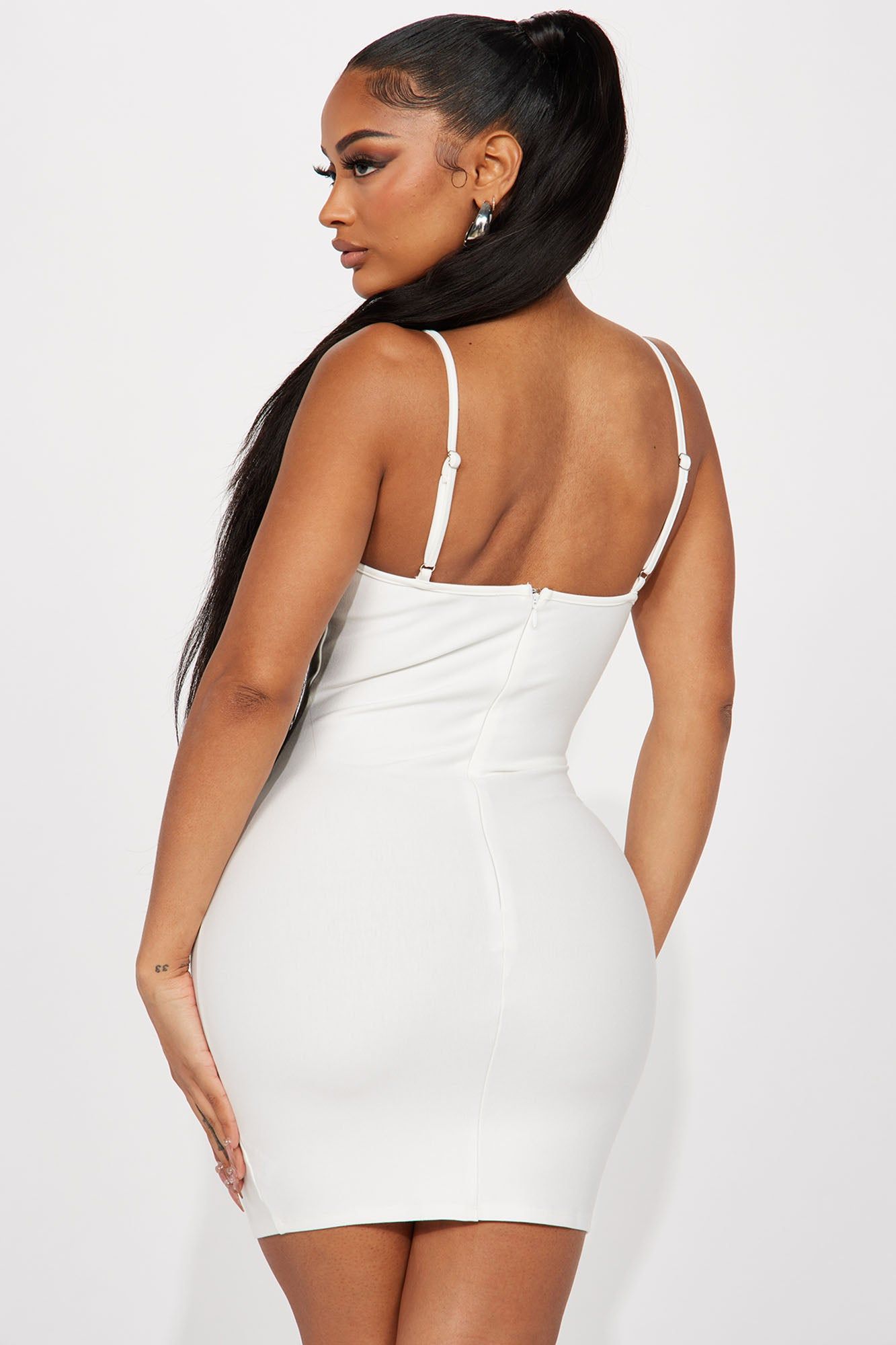 Amalina Mini Dress - White sold by Fashion Nova product image thumbnail 3