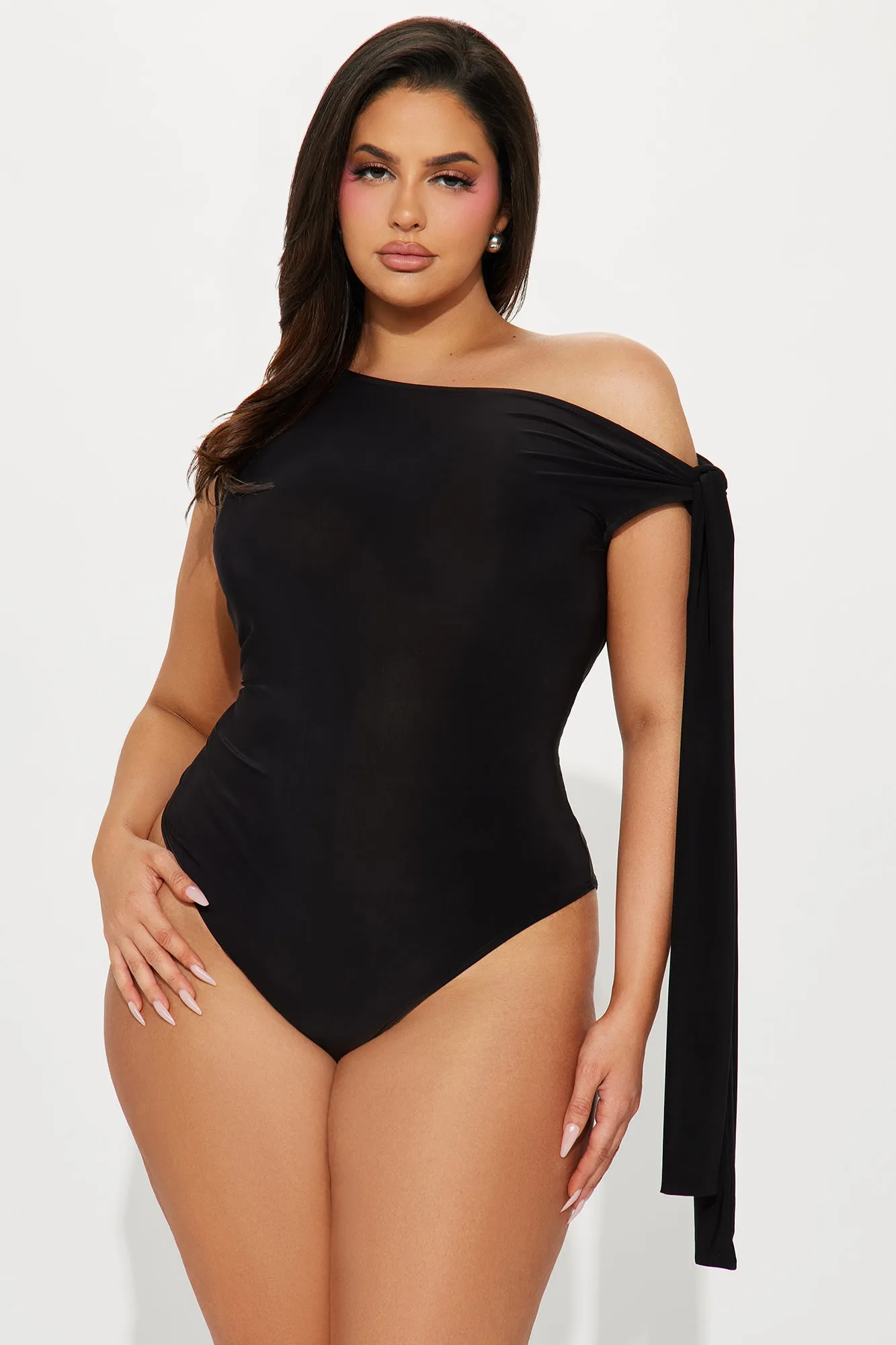 Sofia Off Shoulder Bodysuit - Black sold by Fashion Nova product image thumbnail 5