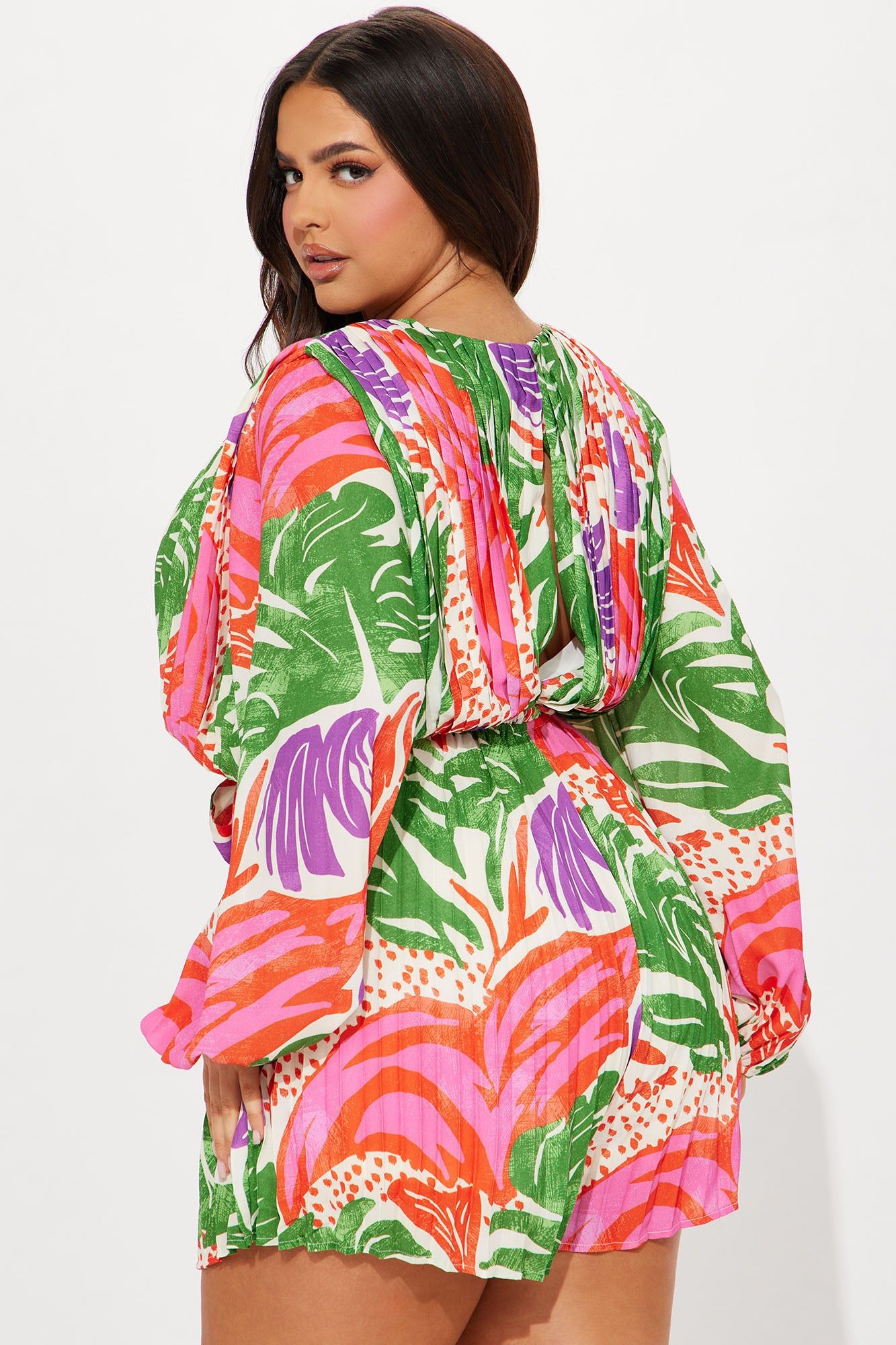 Saturday Brunch Romper - Red/combo sold by Fashion Nova product image thumbnail 5