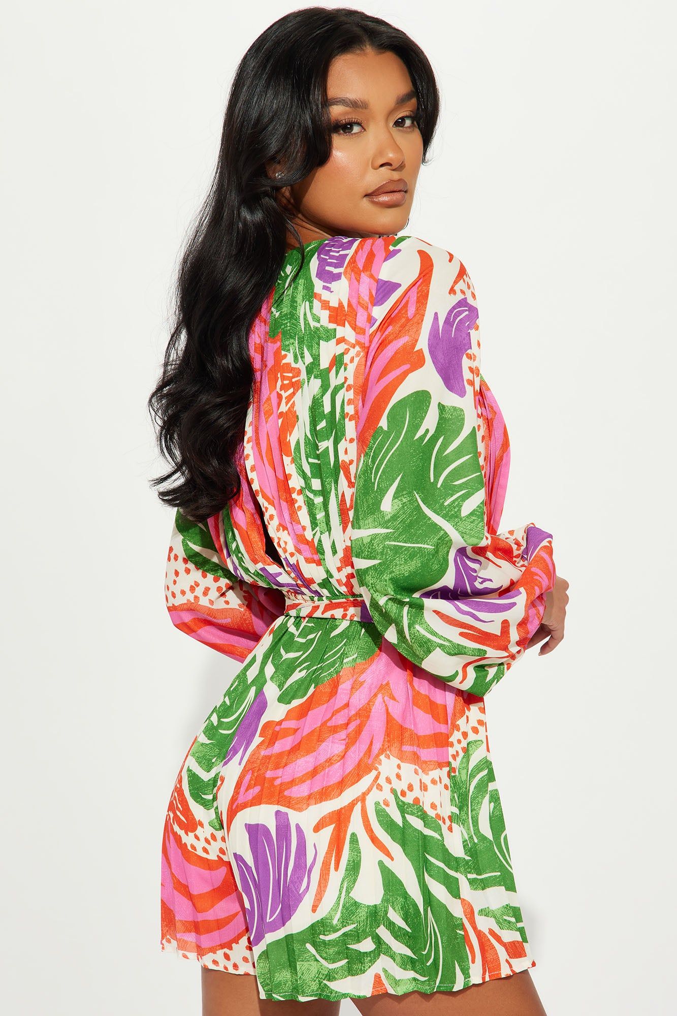 Saturday Brunch Romper - Red/combo sold by Fashion Nova product image thumbnail 2